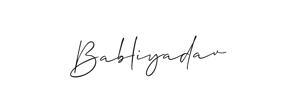 Here are the top 10 professional signature styles for the name Babliyadav. These are the best autograph styles you can use for your name. Babliyadav signature style 2 images and pictures png