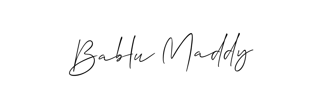 Make a beautiful signature design for name Bablu Maddy. Use this online signature maker to create a handwritten signature for free. Bablu Maddy signature style 2 images and pictures png