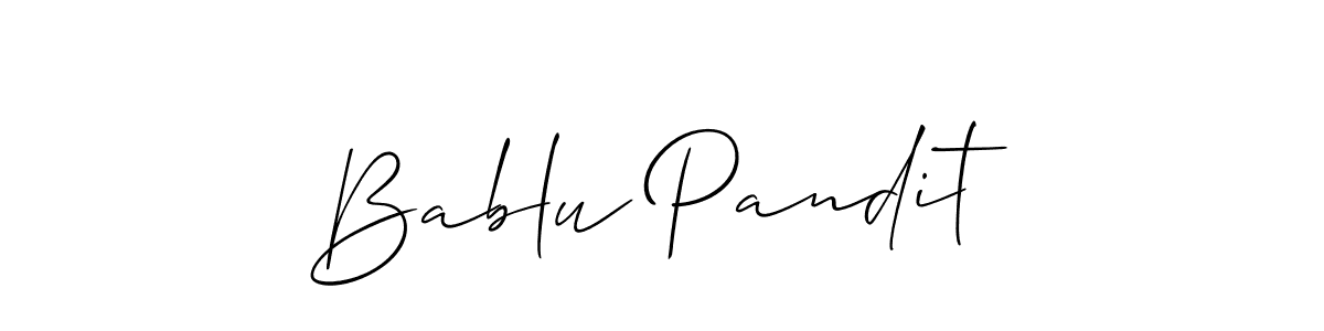 Make a short Bablu Pandit signature style. Manage your documents anywhere anytime using Allison_Script. Create and add eSignatures, submit forms, share and send files easily. Bablu Pandit signature style 2 images and pictures png