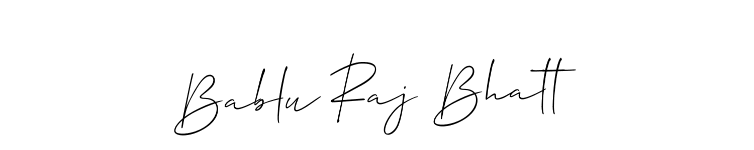 You can use this online signature creator to create a handwritten signature for the name Bablu Raj Bhatt. This is the best online autograph maker. Bablu Raj Bhatt signature style 2 images and pictures png