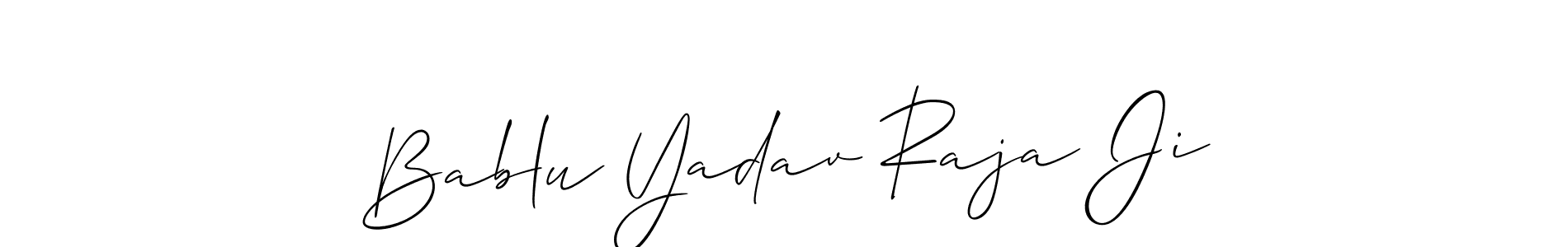 Here are the top 10 professional signature styles for the name Bablu Yadav Raja Ji. These are the best autograph styles you can use for your name. Bablu Yadav Raja Ji signature style 2 images and pictures png