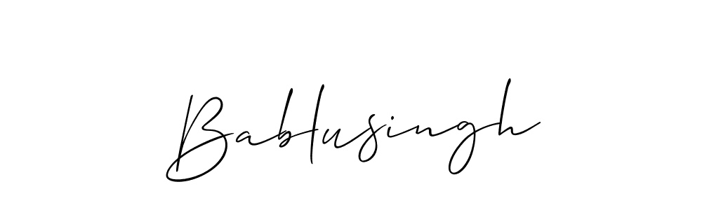 Make a beautiful signature design for name Bablusingh. Use this online signature maker to create a handwritten signature for free. Bablusingh signature style 2 images and pictures png