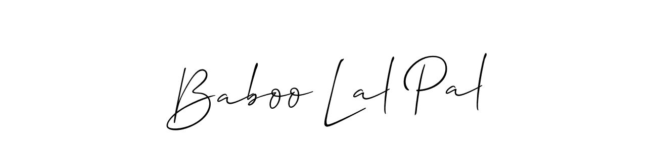 You should practise on your own different ways (Allison_Script) to write your name (Baboo Lal Pal) in signature. don't let someone else do it for you. Baboo Lal Pal signature style 2 images and pictures png