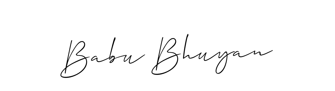 Best and Professional Signature Style for Babu Bhuyan. Allison_Script Best Signature Style Collection. Babu Bhuyan signature style 2 images and pictures png