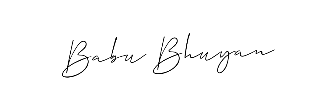 This is the best signature style for the Babu Bhuyan name. Also you like these signature font (Allison_Script). Mix name signature. Babu Bhuyan signature style 2 images and pictures png