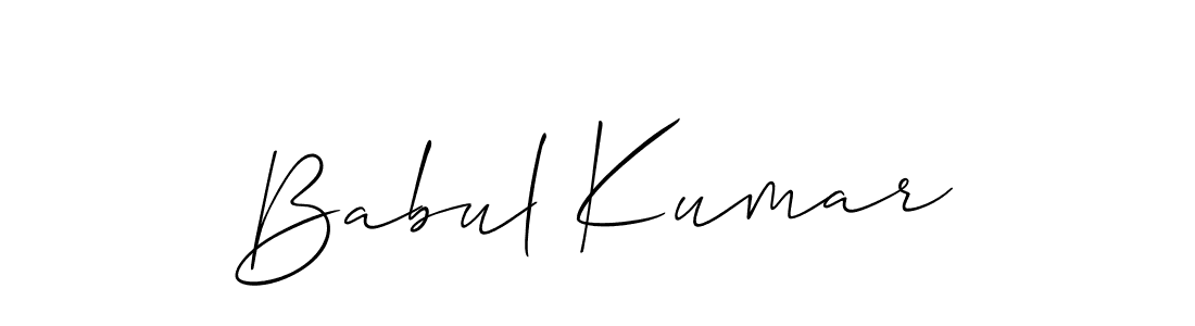 Once you've used our free online signature maker to create your best signature Allison_Script style, it's time to enjoy all of the benefits that Babul Kumar name signing documents. Babul Kumar signature style 2 images and pictures png