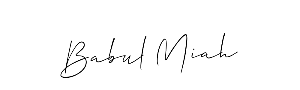 Best and Professional Signature Style for Babul Miah. Allison_Script Best Signature Style Collection. Babul Miah signature style 2 images and pictures png