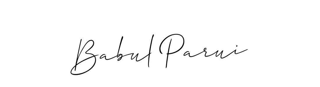 Make a beautiful signature design for name Babul Parui. Use this online signature maker to create a handwritten signature for free. Babul Parui signature style 2 images and pictures png