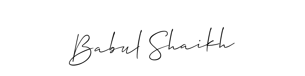 You can use this online signature creator to create a handwritten signature for the name Babul Shaikh. This is the best online autograph maker. Babul Shaikh signature style 2 images and pictures png