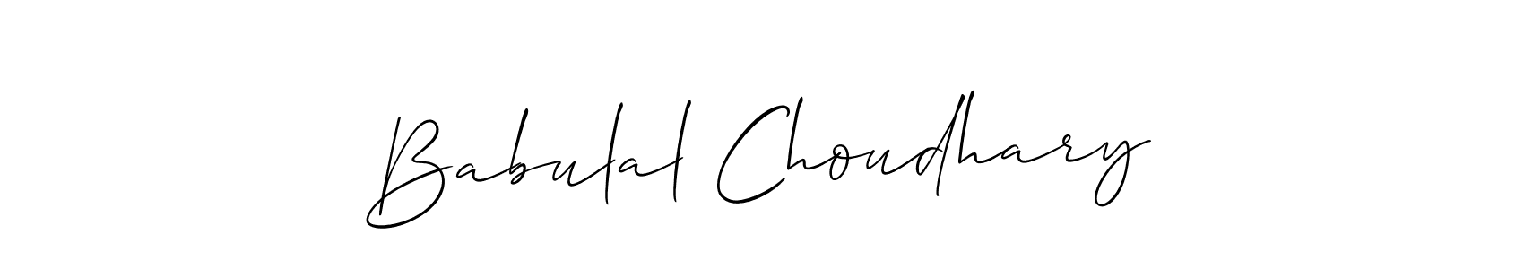 You can use this online signature creator to create a handwritten signature for the name Babulal Choudhary. This is the best online autograph maker. Babulal Choudhary signature style 2 images and pictures png