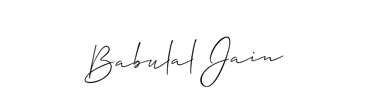 Also You can easily find your signature by using the search form. We will create Babulal Jain name handwritten signature images for you free of cost using Allison_Script sign style. Babulal Jain signature style 2 images and pictures png