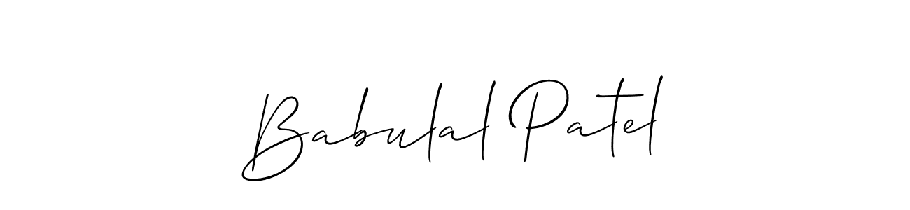 Once you've used our free online signature maker to create your best signature Allison_Script style, it's time to enjoy all of the benefits that Babulal Patel name signing documents. Babulal Patel signature style 2 images and pictures png