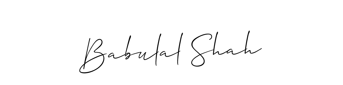 Also You can easily find your signature by using the search form. We will create Babulal Shah name handwritten signature images for you free of cost using Allison_Script sign style. Babulal Shah signature style 2 images and pictures png