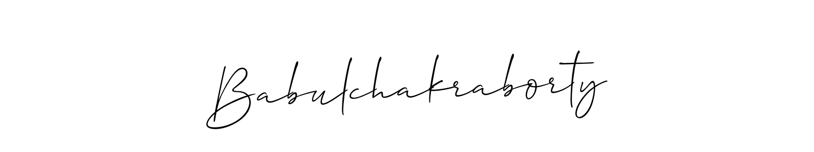 Also You can easily find your signature by using the search form. We will create Babulchakraborty name handwritten signature images for you free of cost using Allison_Script sign style. Babulchakraborty signature style 2 images and pictures png