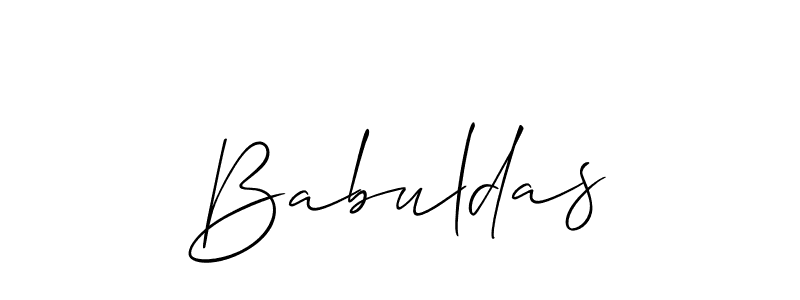 Make a short Babuldas signature style. Manage your documents anywhere anytime using Allison_Script. Create and add eSignatures, submit forms, share and send files easily. Babuldas signature style 2 images and pictures png