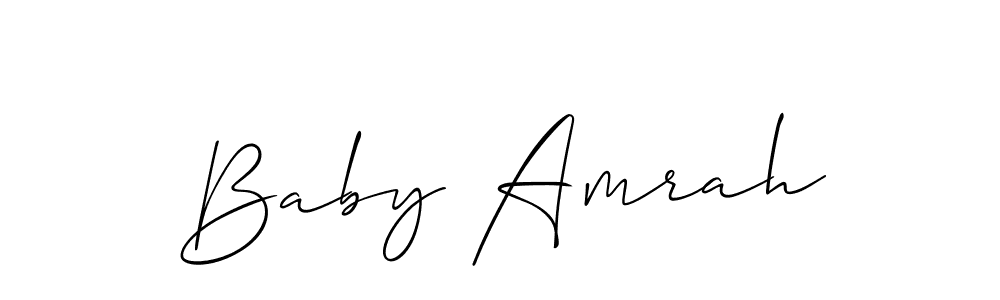 This is the best signature style for the Baby Amrah name. Also you like these signature font (Allison_Script). Mix name signature. Baby Amrah signature style 2 images and pictures png