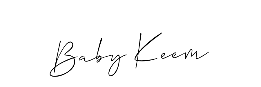 The best way (Allison_Script) to make a short signature is to pick only two or three words in your name. The name Baby Keem include a total of six letters. For converting this name. Baby Keem signature style 2 images and pictures png