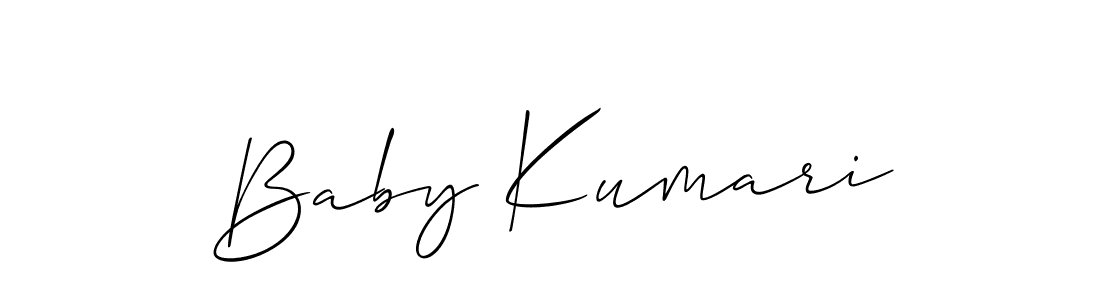 How to Draw Baby Kumari signature style? Allison_Script is a latest design signature styles for name Baby Kumari. Baby Kumari signature style 2 images and pictures png