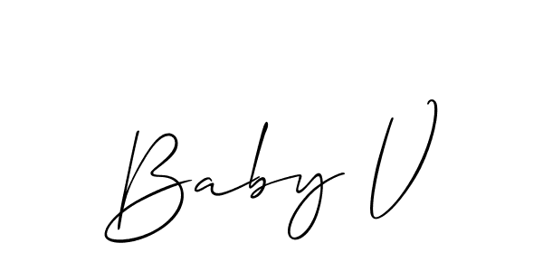 See photos of Baby V official signature by Spectra . Check more albums & portfolios. Read reviews & check more about Allison_Script font. Baby V signature style 2 images and pictures png