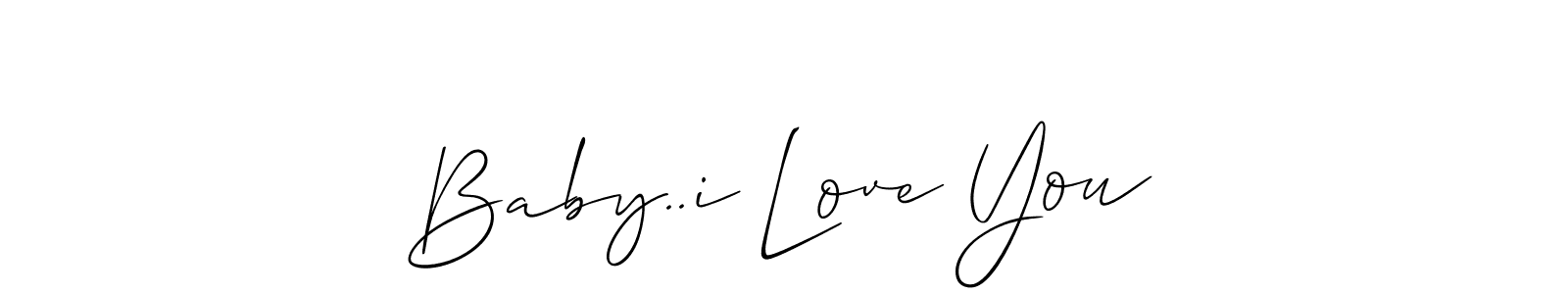 Make a beautiful signature design for name Baby..i Love You. Use this online signature maker to create a handwritten signature for free. Baby..i Love You signature style 2 images and pictures png