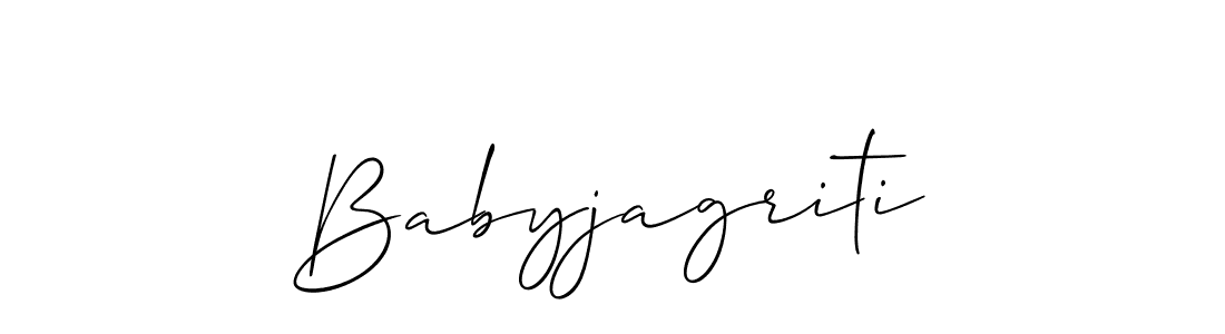 Similarly Allison_Script is the best handwritten signature design. Signature creator online .You can use it as an online autograph creator for name Babyjagriti. Babyjagriti signature style 2 images and pictures png