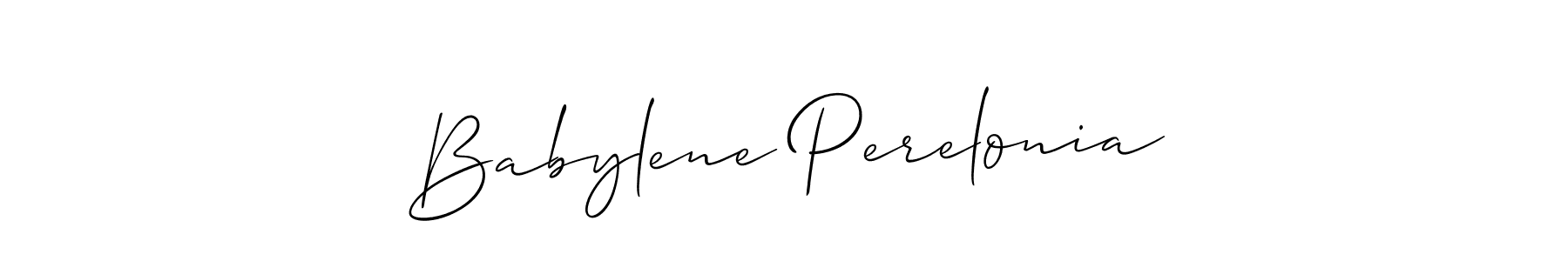 This is the best signature style for the Babylene Perelonia name. Also you like these signature font (Allison_Script). Mix name signature. Babylene Perelonia signature style 2 images and pictures png