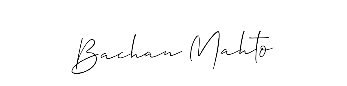 This is the best signature style for the Bachan Mahto name. Also you like these signature font (Allison_Script). Mix name signature. Bachan Mahto signature style 2 images and pictures png