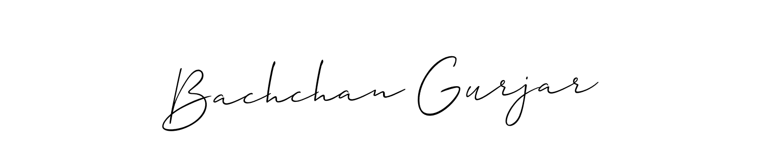 Best and Professional Signature Style for Bachchan Gurjar. Allison_Script Best Signature Style Collection. Bachchan Gurjar signature style 2 images and pictures png