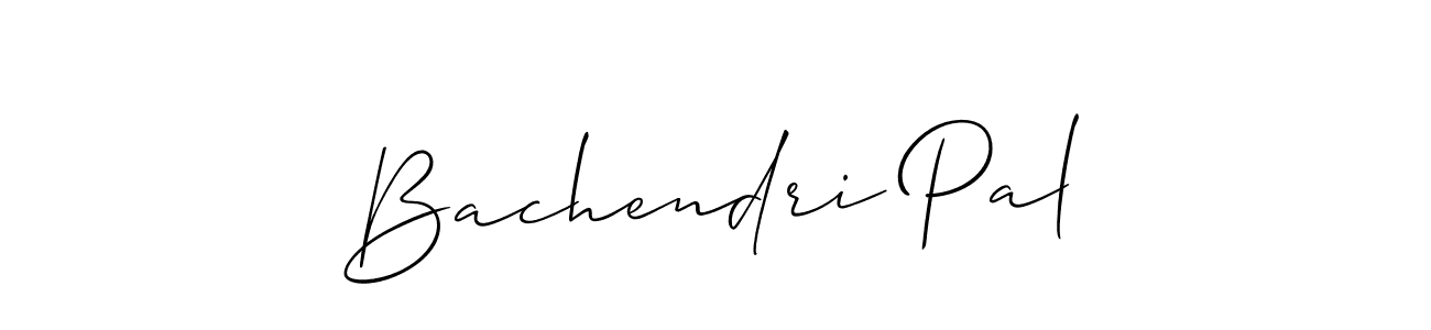 How to Draw Bachendri Pal signature style? Allison_Script is a latest design signature styles for name Bachendri Pal. Bachendri Pal signature style 2 images and pictures png