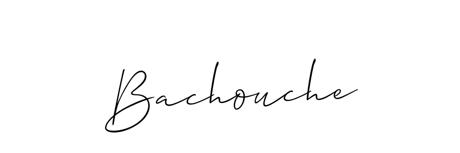 How to make Bachouche name signature. Use Allison_Script style for creating short signs online. This is the latest handwritten sign. Bachouche signature style 2 images and pictures png