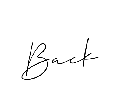 if you are searching for the best signature style for your name Back. so please give up your signature search. here we have designed multiple signature styles  using Allison_Script. Back signature style 2 images and pictures png