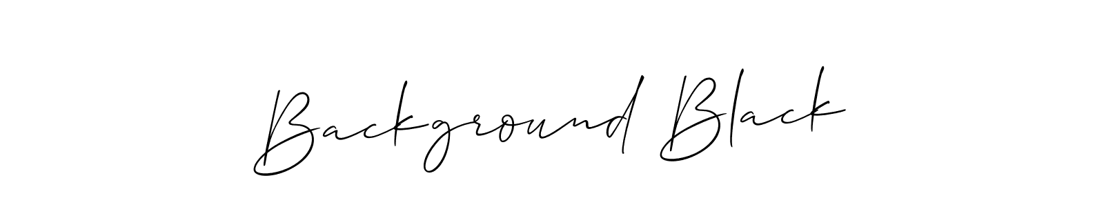 How to make Background Black signature? Allison_Script is a professional autograph style. Create handwritten signature for Background Black name. Background Black signature style 2 images and pictures png