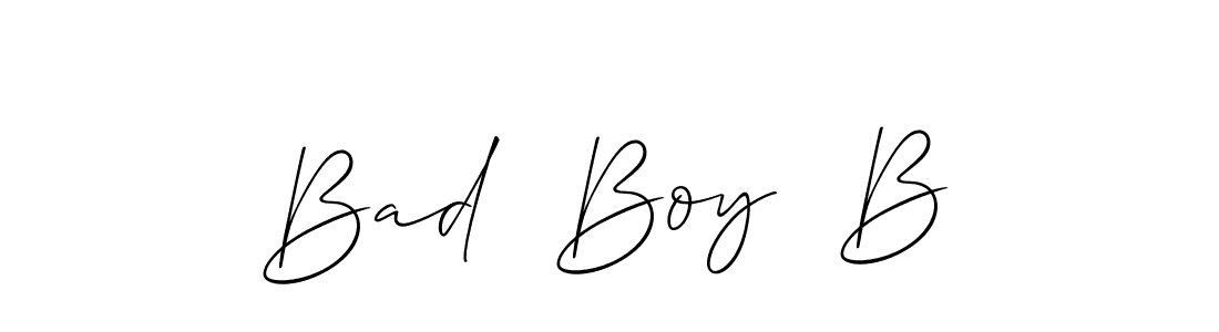 Bad  Boy  B stylish signature style. Best Handwritten Sign (Allison_Script) for my name. Handwritten Signature Collection Ideas for my name Bad  Boy  B. Bad  Boy  B signature style 2 images and pictures png