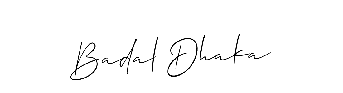 Make a short Badal Dhaka signature style. Manage your documents anywhere anytime using Allison_Script. Create and add eSignatures, submit forms, share and send files easily. Badal Dhaka signature style 2 images and pictures png