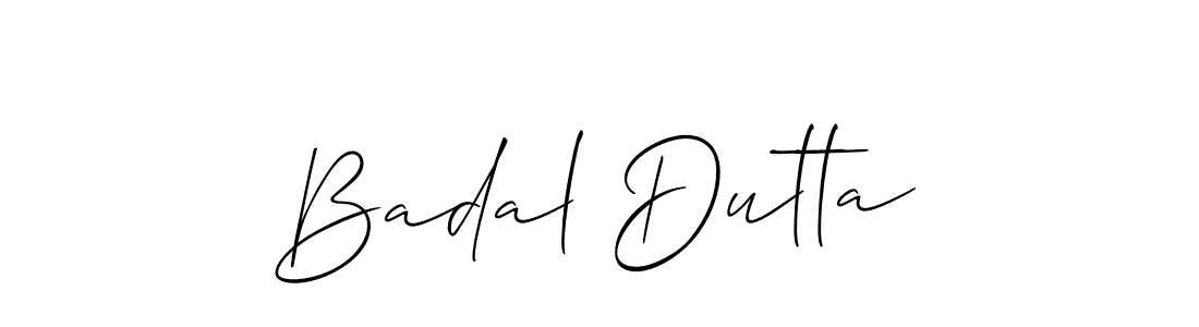 Make a short Badal Dutta signature style. Manage your documents anywhere anytime using Allison_Script. Create and add eSignatures, submit forms, share and send files easily. Badal Dutta signature style 2 images and pictures png