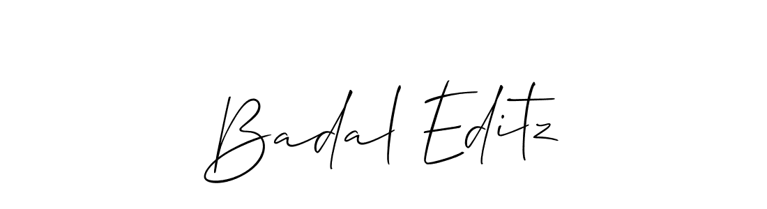 Make a beautiful signature design for name Badal Editz. Use this online signature maker to create a handwritten signature for free. Badal Editz signature style 2 images and pictures png