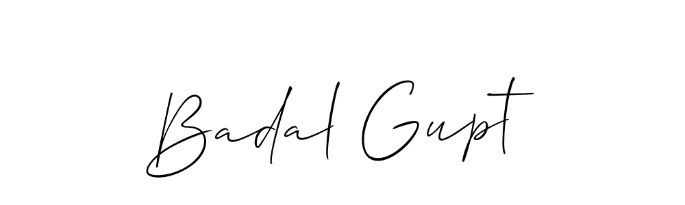 This is the best signature style for the Badal Gupt name. Also you like these signature font (Allison_Script). Mix name signature. Badal Gupt signature style 2 images and pictures png