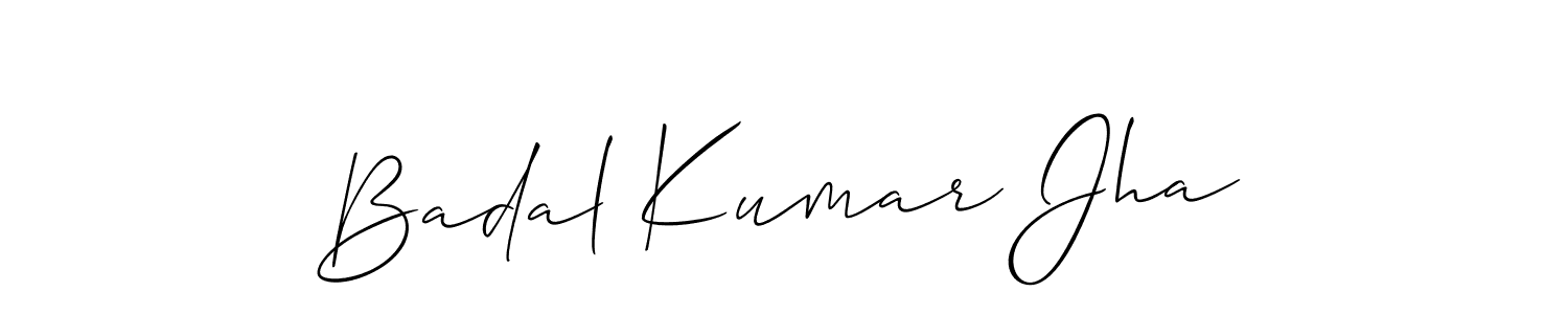 Make a beautiful signature design for name Badal Kumar Jha. Use this online signature maker to create a handwritten signature for free. Badal Kumar Jha signature style 2 images and pictures png