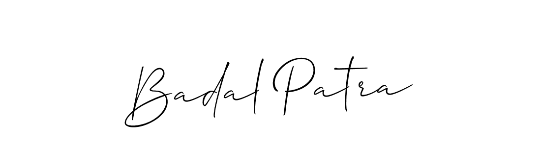 Similarly Allison_Script is the best handwritten signature design. Signature creator online .You can use it as an online autograph creator for name Badal Patra. Badal Patra signature style 2 images and pictures png