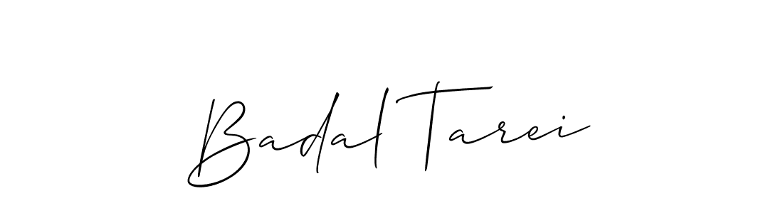 Use a signature maker to create a handwritten signature online. With this signature software, you can design (Allison_Script) your own signature for name Badal Tarei. Badal Tarei signature style 2 images and pictures png