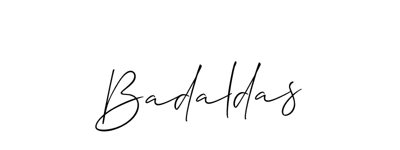 Also You can easily find your signature by using the search form. We will create Badaldas name handwritten signature images for you free of cost using Allison_Script sign style. Badaldas signature style 2 images and pictures png
