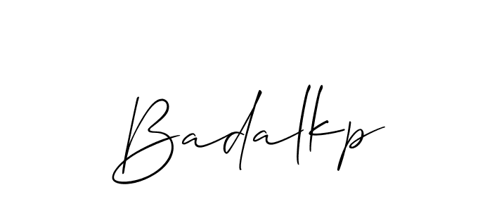 Here are the top 10 professional signature styles for the name Badalkp. These are the best autograph styles you can use for your name. Badalkp signature style 2 images and pictures png