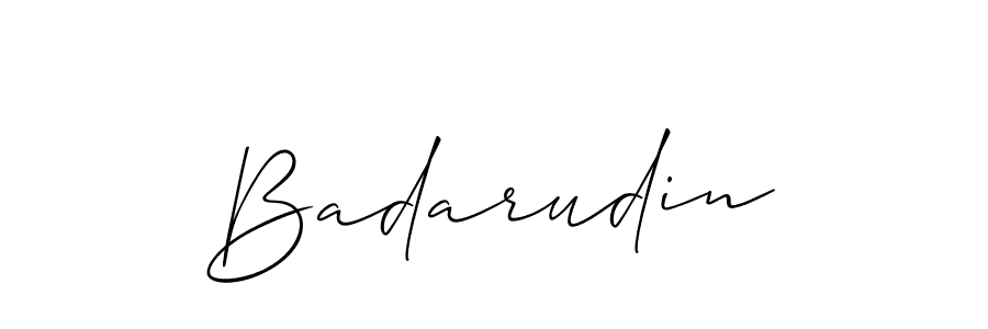 Make a beautiful signature design for name Badarudin. Use this online signature maker to create a handwritten signature for free. Badarudin signature style 2 images and pictures png