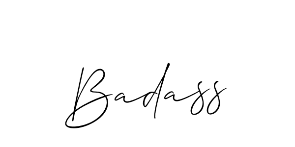 This is the best signature style for the Badass name. Also you like these signature font (Allison_Script). Mix name signature. Badass signature style 2 images and pictures png