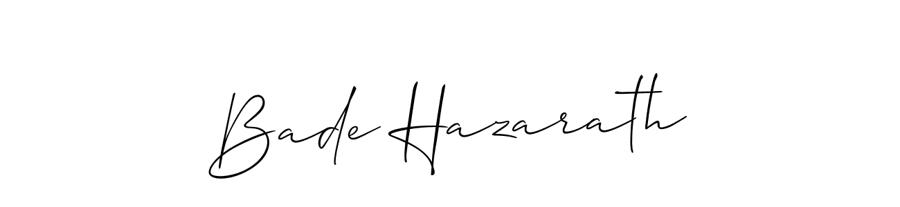 This is the best signature style for the Bade Hazarath name. Also you like these signature font (Allison_Script). Mix name signature. Bade Hazarath signature style 2 images and pictures png