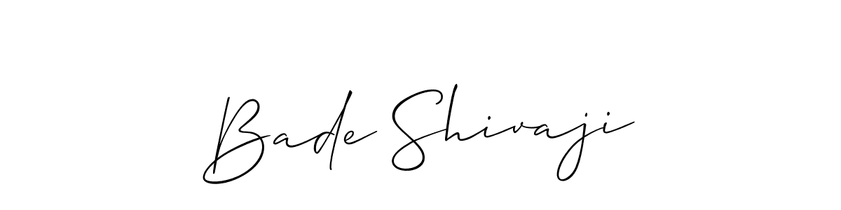 Make a beautiful signature design for name Bade Shivaji. Use this online signature maker to create a handwritten signature for free. Bade Shivaji signature style 2 images and pictures png