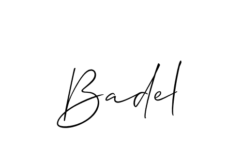 Also we have Badel name is the best signature style. Create professional handwritten signature collection using Allison_Script autograph style. Badel signature style 2 images and pictures png