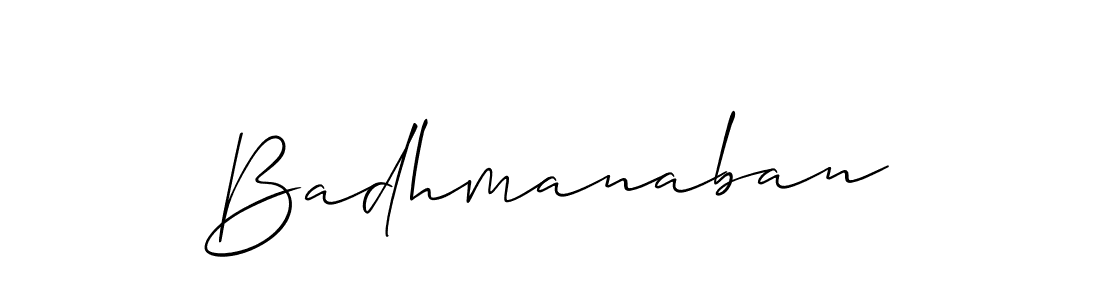 if you are searching for the best signature style for your name Badhmanaban. so please give up your signature search. here we have designed multiple signature styles  using Allison_Script. Badhmanaban signature style 2 images and pictures png