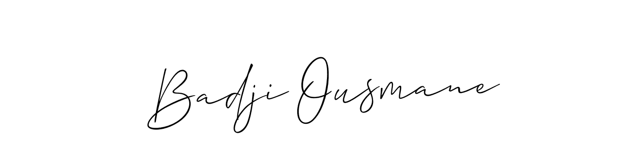 Make a beautiful signature design for name Badji Ousmane. Use this online signature maker to create a handwritten signature for free. Badji Ousmane signature style 2 images and pictures png