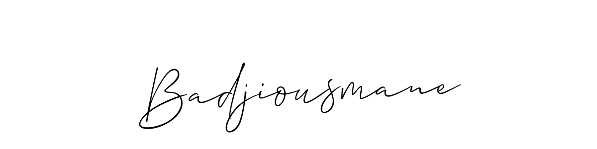Once you've used our free online signature maker to create your best signature Allison_Script style, it's time to enjoy all of the benefits that Badjiousmane name signing documents. Badjiousmane signature style 2 images and pictures png